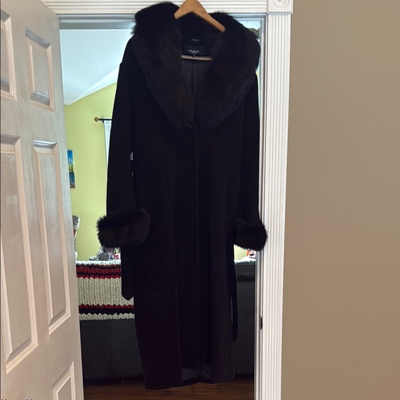 Jones New York Black Pea Coat Sleek Design - Picture 3 of 4